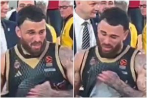 Daugiau nei žaidimas: be Eurolygos finalo ketverto likęs M. Jamesas prapliupo ašaromis