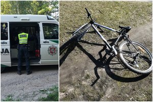 Vilniaus rajone rastas nuo dviračio nukritusio ir mirusio vyro kūnas
