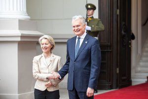G. Nausėda susitikime su EK pirmininke: Ukrainos pergalė – Europos saugumo ir ilgalaikės taikos garantas