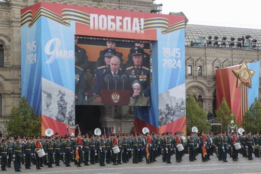 Rusijos gegužės 9-osios paradas.