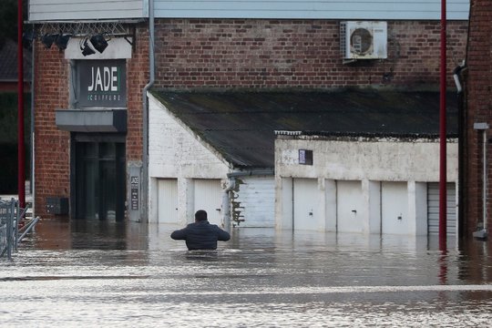 Potvyniai Prancūzijoje.