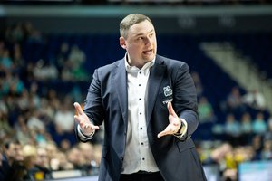 Į LKL atkrintamąsias su „Neptūnu“ žvelgiantis „Wolves“ treneris N. Pacevičius: „Banaliai skamba, bet viskas prasideda iš naujo“