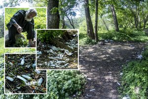 Vilniaus mikrorajono realybė pribloškė net ir kariavusį ukrainietį: takas – nusėtas adatomis ir švirkštais, pakampėse – narkomanai