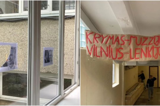 Kauno gimnazijos moksleiviams sukilus prieš E. Vaitkaus agitacinį renginį – sulaukta grasinimų: mokykla žada kreiptis į teisėsaugą