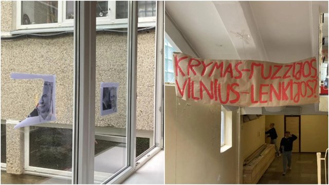 Kauno gimnazijos moksleiviams sukilus prieš E. Vaitkaus agitacinį renginį – sulaukta grasinimų: mokykla žada kreiptis į teisėsaugą