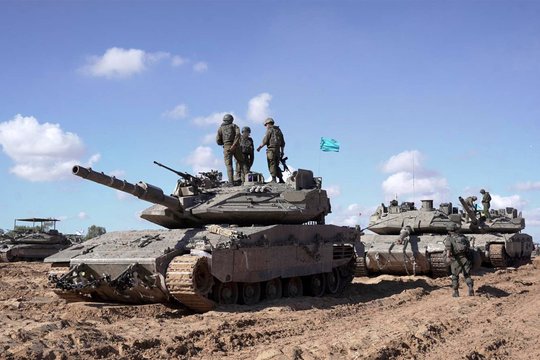 Izraelio tankai.