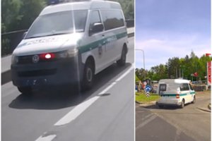 „Kelių patruliai: viskas užfiksuota“: pareigūnų vairavimas sukėlė įtarimų – po vaizdo įrašo pradėtas patikrinimas