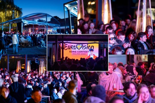  Sostinės barus ir kavines užtvindė „Eurovizijos“ gerbėjai.