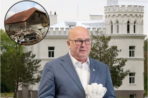 Vertingus pastatus nuo žemės paviršiaus nušlavusiam V. Matijošaičiui bauda sumažėjo daugiau nei perpus – štai, kiek paskaičiavo