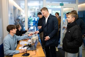 Balsą atidavė G. Jeglinskas: „Balsavau už saugią Lietuvą, klestinčią Lietuvą“