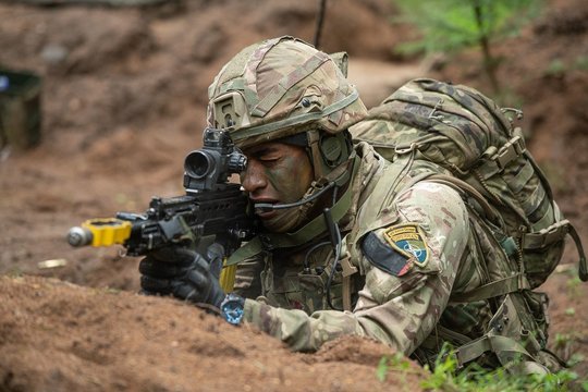 Estijoje vyksta tarptautinės NATO pratybos: miškuose treniruojasi 14 tūkst. karių