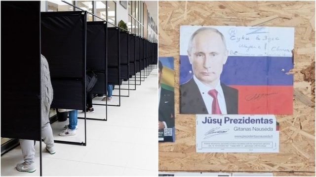 Rinkimų dieną nesklandumų neišvengta: V. Putino plakatas Mažeikiuose bei neblaivi VRK narė