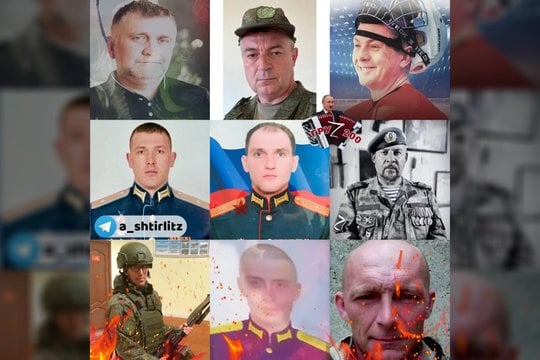 Ukrainos ginkluotojų pajėgų karininkas Anatolijus Štefanas, šaukiniu Štirlicas, savo „Telegram“ kanale paskelbė, kad likviduoti aštuoni Rusijos karininkai.