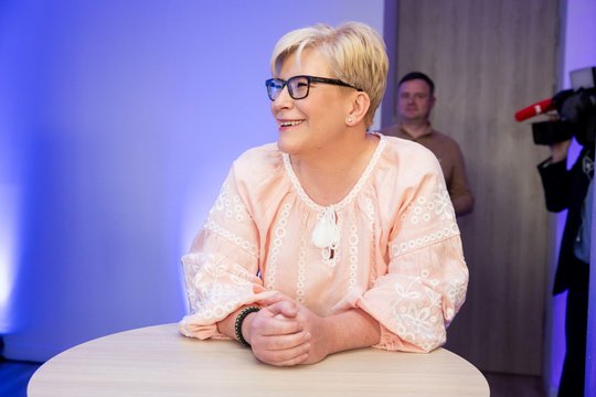  Ingrida Šimonytė savo rinkimų štabe.