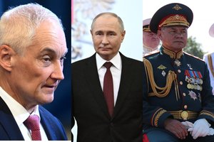 Rusijos gynybos ministro S. Šoigu įpėdinis: kas jis ir kodėl karo metu tiko V. Putinui