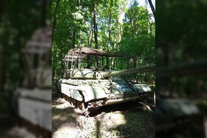 Rusija prie Charkivo sutelkė modernizuotus tankus