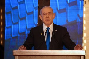 B. Netanyahu: Izraelis kovoja su „Hamas“ monstrais