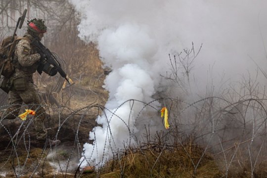 Vilniaus mieste vyksta Kunigaikščio Vaidoto bataliono pratybos