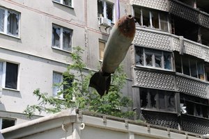 Bombarduoja pati save: suskaičiavo, kiek kartų šiemet bombos krito Rusijos kontroliuojamoje teritorijoje
