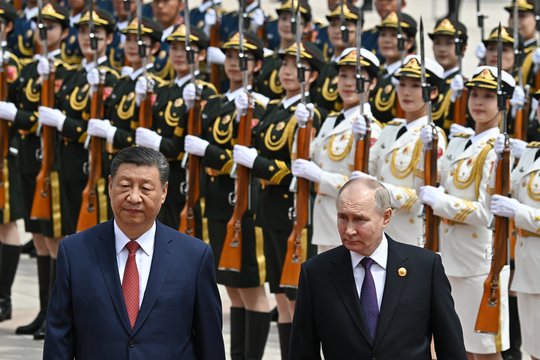 Xi Jinpingo ir V. Putino susitikimas.