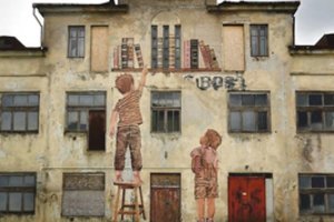 Gatvės meno kūriniuose – gražios idėjos