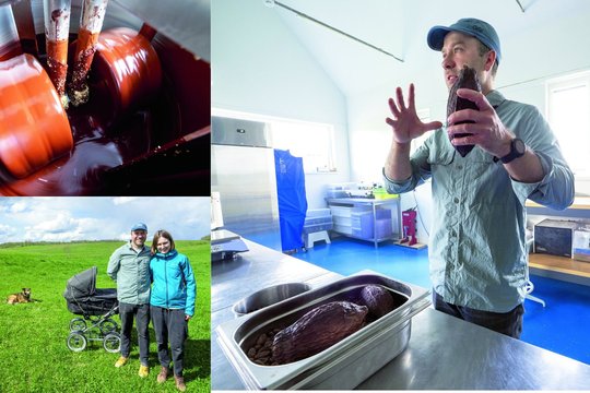 Buvęs vilnietis Justinas Duchovskis (35 m.) Laičių kaime įkūrė šokolado manufaktūrą „Beaningful“.