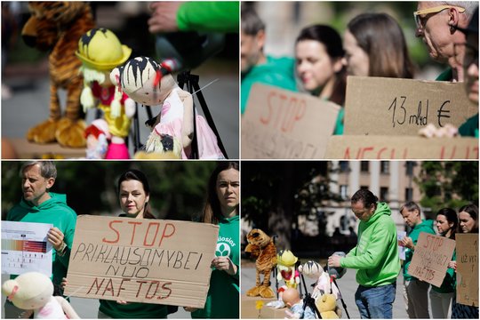 Protestas prie Vyriausybės.