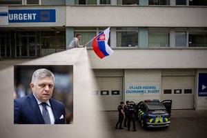 Atskleidė keliskart pašauto Slovakijos premjero R. Fico būklę: grėsmė gyvybei nedingo