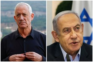 Izraelio karo kabineto narys grasina atsistatydinti: reikalauja plano pasibaigus karui