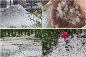 Dalį Lietuvos nuskalavo galingos liūtys ir kruša: pranešė, kam kliuvo labiausiai