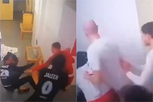 Paviešintas „Crvena zvezda“ ir „Partizan“ žaidėjų muštynių vaizdo įrašas