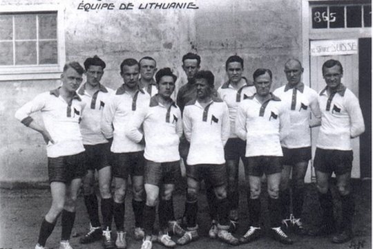 Lietuvos futbolo rinktinė 1924 metais.