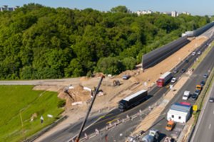 Vienu metu uždaryti net keturi svarbūs įvažiavimai į Kauną: teks rinktis alternatyvius maršrutus