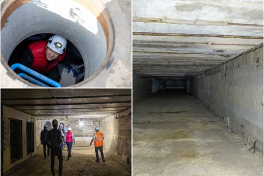 Vilniuje, po Konstitucijos prospektu, atrastas slaptas tunelis.