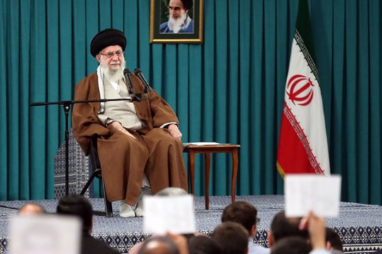 Irano aukščiausiasis lyderis ajatola Ali Khamenei.