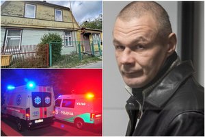 Smurto protrūkiai kauniečių šeimoje virto kraupia žmogžudyste: 44 kartus draugei smogęs, o po to ją pasmaugęs recidyvistas išgirdo nuosprendį