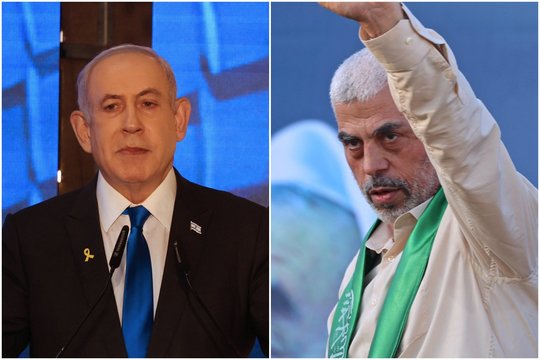 B. Netanyahu ir Y. Sinwaras.