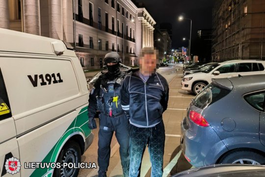  Vilniuje sulaikyti du narkotikų platintojai.