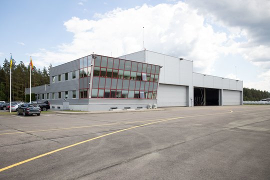 Valstybės sienos apsaugos tarnybos prie Lietuvos Respublikos vidaus reikalų ministerijos Aviacijos valdybos aerodromas. <br>A. Ufarto (ELTA) nuotr.