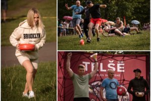 Žemaičiai turizmo sezono pradžią paminėjo neįprastai: surengė sūrių gaudymo čempionatą