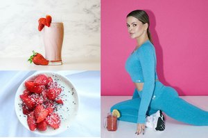 Trys desertai su šviežiomis braškėmis: sveika ir paprasta kaip dukart du