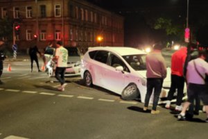 „Kelių patruliai: viskas užfiksuota“: skaudus susidūrimas sostinės sankryžoje