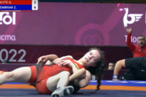 Gabija Dilytė Europos – imtynių U23 čempionato pusfinalyje