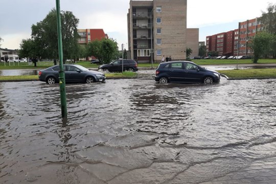 Potvynių grėsmė Klaipėdai ateityje didės.