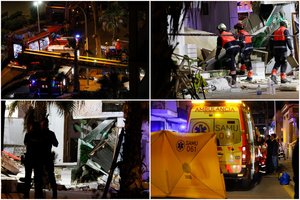 Tragedija lietuvių pamėgtame Ispanijos kurorte: sugriuvus restoranui pranešama apie aukas, dauguma jų – turistai