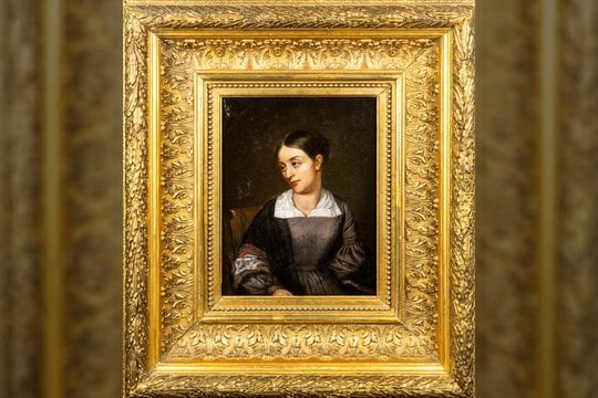 Valentino Vankavičiaus (Walenty Wańkowicz, 1800–1842) tapytas žmonos Anelės Rostockos portretas.