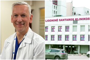 Santaros klinikos turi naują vadovą: į direktoriaus kėdę sėda prof. Tomas Jovaiša