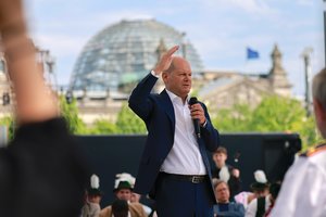 O. Scholzas: Vokietija neplanuoja pripažinti Palestinos valstybės