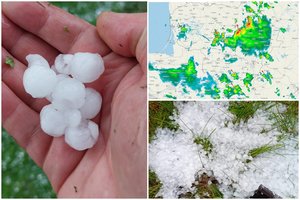 Lietuvą vėl talžė liūtys ir kruša: įspėjo pasisaugoti – vietomis kilo net škvalas