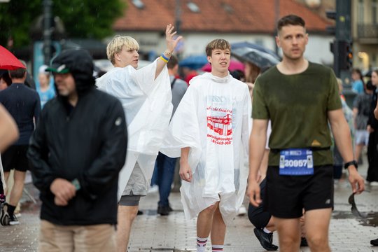 Sostinę drebina „Vilniaus pusmaratonis“.<br> T.Bauro nuotr.